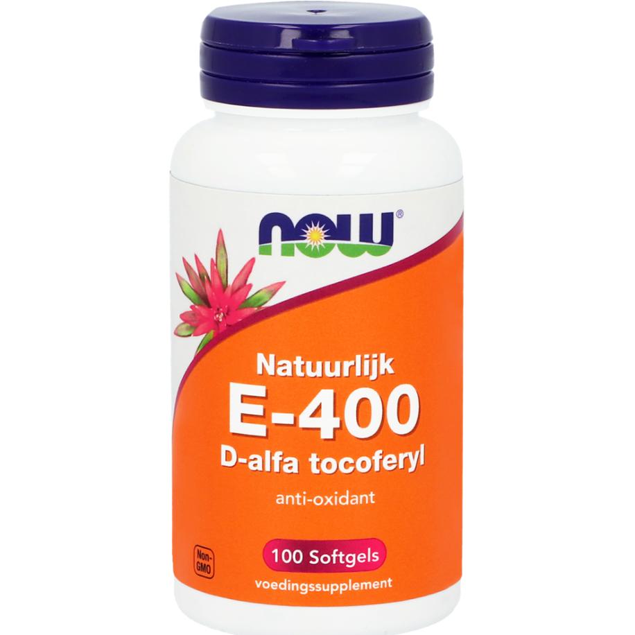 NOW E-400 D-Alpha Tocopherol Capsules