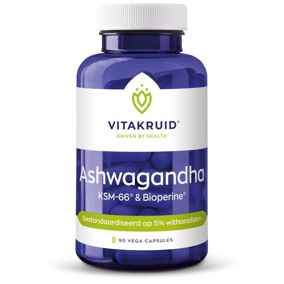 Vitakruid Ashwagandha 5% withanoliden KSM-66® & Bioperine® 60