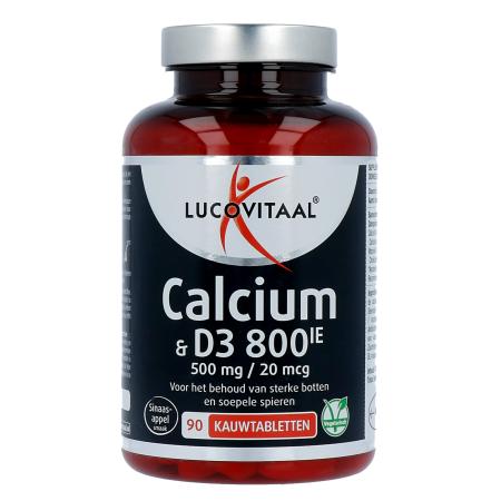 Lucovitaal Calcium 500mg & D3 Kauwtabletten