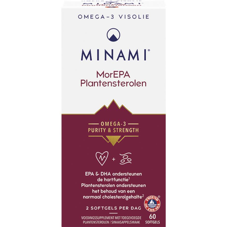 MINAMI Omega-3 MorEPA Plantensterolen - 60 softgels