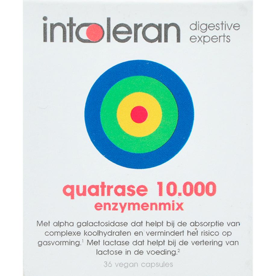 Intoleran Quatrase 10.000 Enzymenmix - 36 capsules