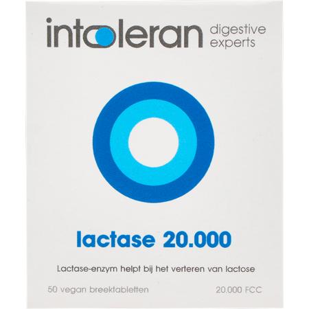 Intoleran Lactase 20.000 - 50 breektabletten