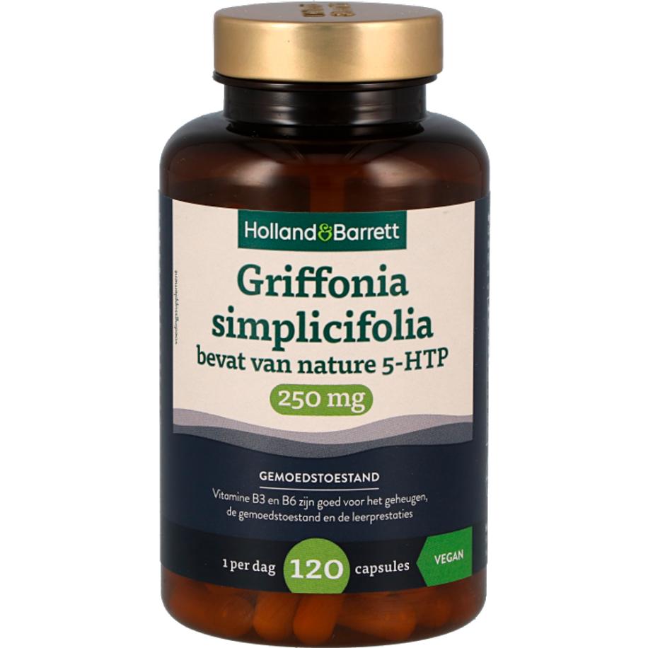 Holland & Barrett Griffonia Simplicifolia 250mg Bevat Van Nature 5-HTP - 120 capsules