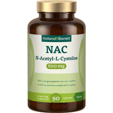 Holland & Barrett NAC N-Acetyl-L-Cysteïne 600mg - 90 capsules