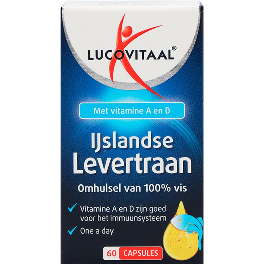 Lucovitaal Ijslandse Levertraan - 60 capsules