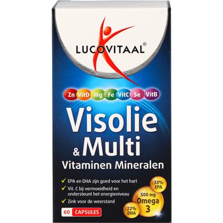 Lucovitaal Visolie & Multi Vitaminen Mineralen - 60 capsules