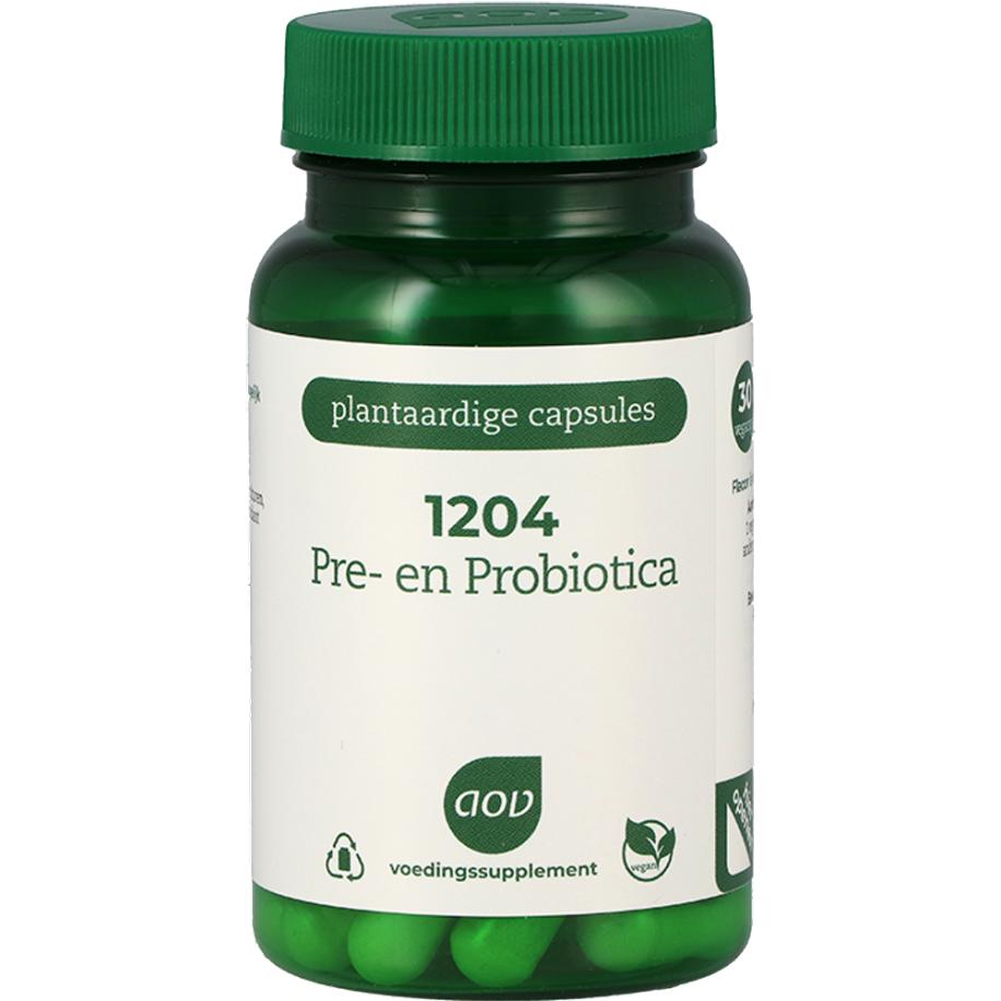 AOV 1204 Pre- en Probiotica - 30 capsules