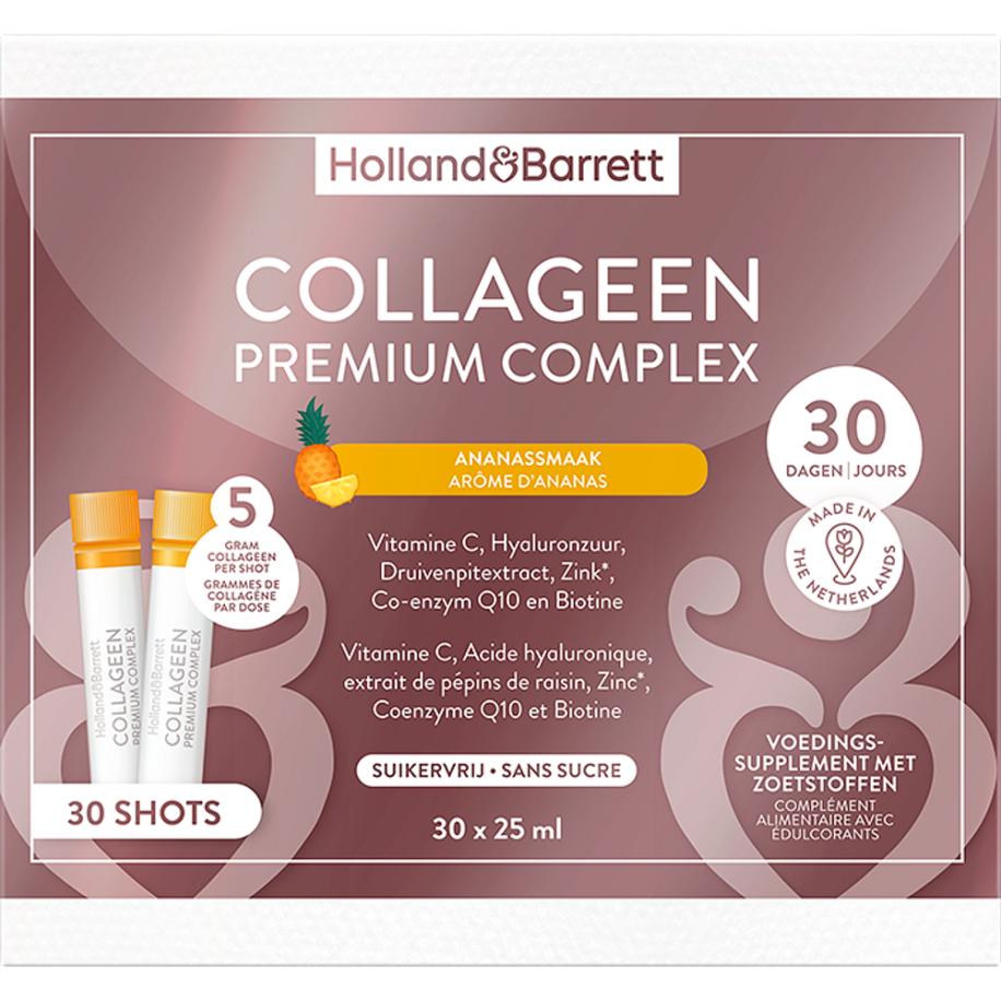 Holland & Barrett Collageen Premium Complex Ananassmaak - 30 shots