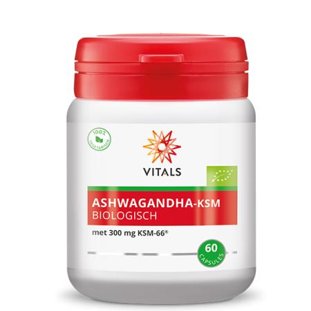 Vitals Ashwagandha-KSM Biologisch Capsules