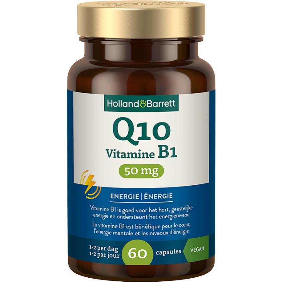 Holland & Barrett Q10 Vitamine B1 50mg - 60 capsules