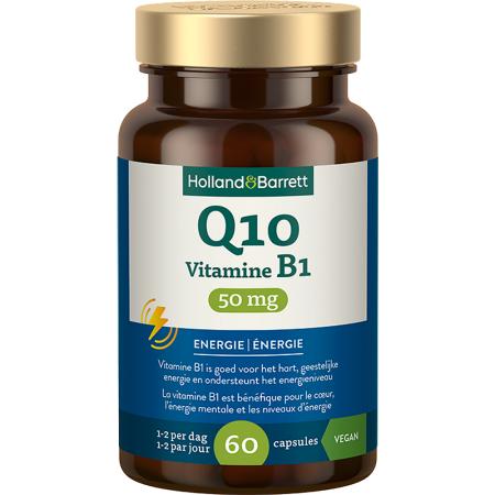 Holland & Barrett Q10 Vitamine B1 50mg - 60 capsules
