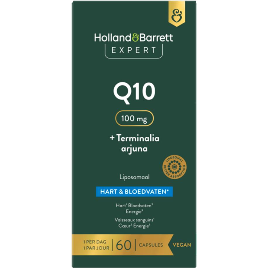 Holland & Barrett Expert Q10 100mg + Terminalia Arjuna Liposomaal - 60 capsules