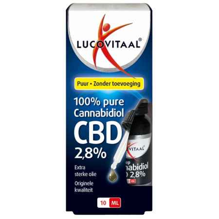 Lucovitaal Cannabidiol CBD Olie 2.8%