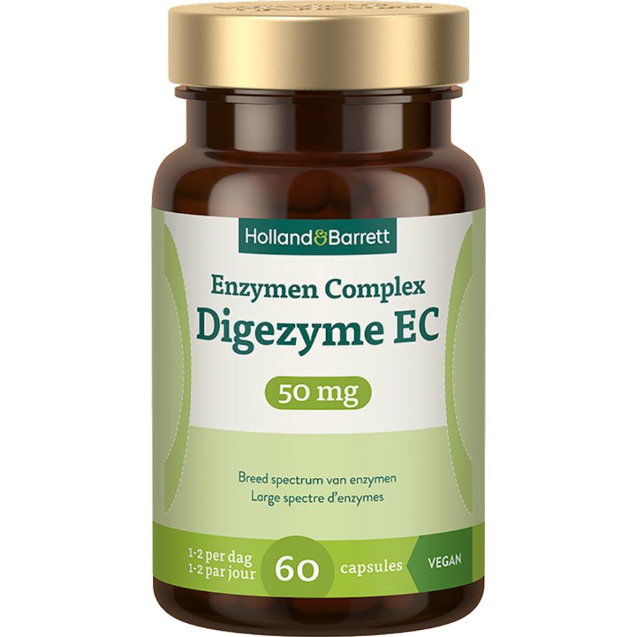 Holland & Barrett Enzymen Complex Digezyme EC 50mg - 60 capsules
