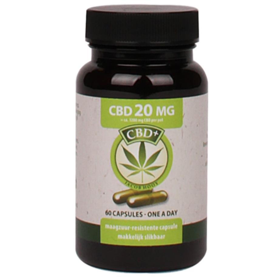 Jacob Hooy CBD+ 20mg Capsules