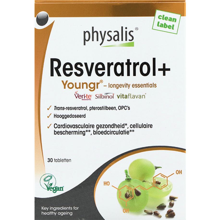 Physalis Resveratrol+ Youngr - 30 tabletten