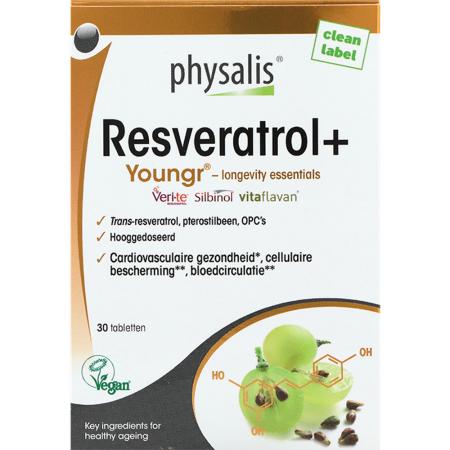 Physalis Resveratrol+ Youngr - 30 tabletten