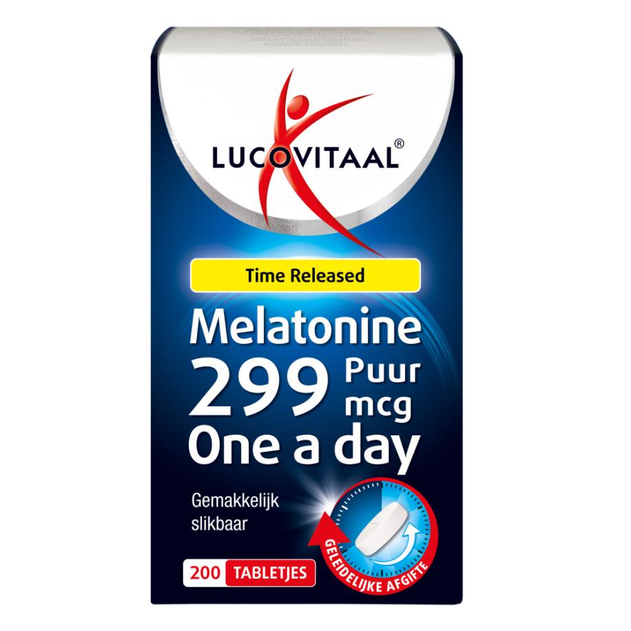 Lucovitaal Melatonine Puur 299 mcg Tabletten