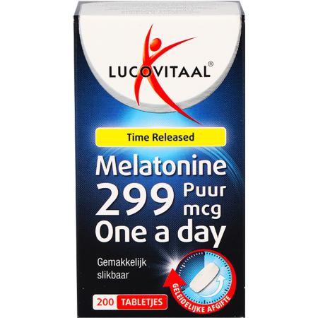 Lucovitaal Melatonine Puur 299 mcg Tabletten