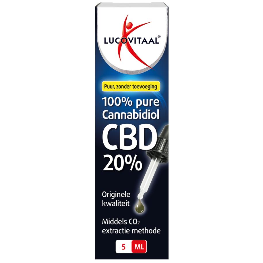 Lucovitaal 100% Pure Cannabidiol 20% CBD Olie