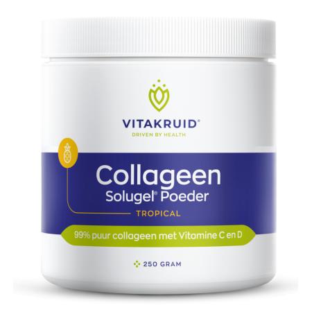 Vitakruid Collageen Solugel® poeder met vitamine C & D - Tropical