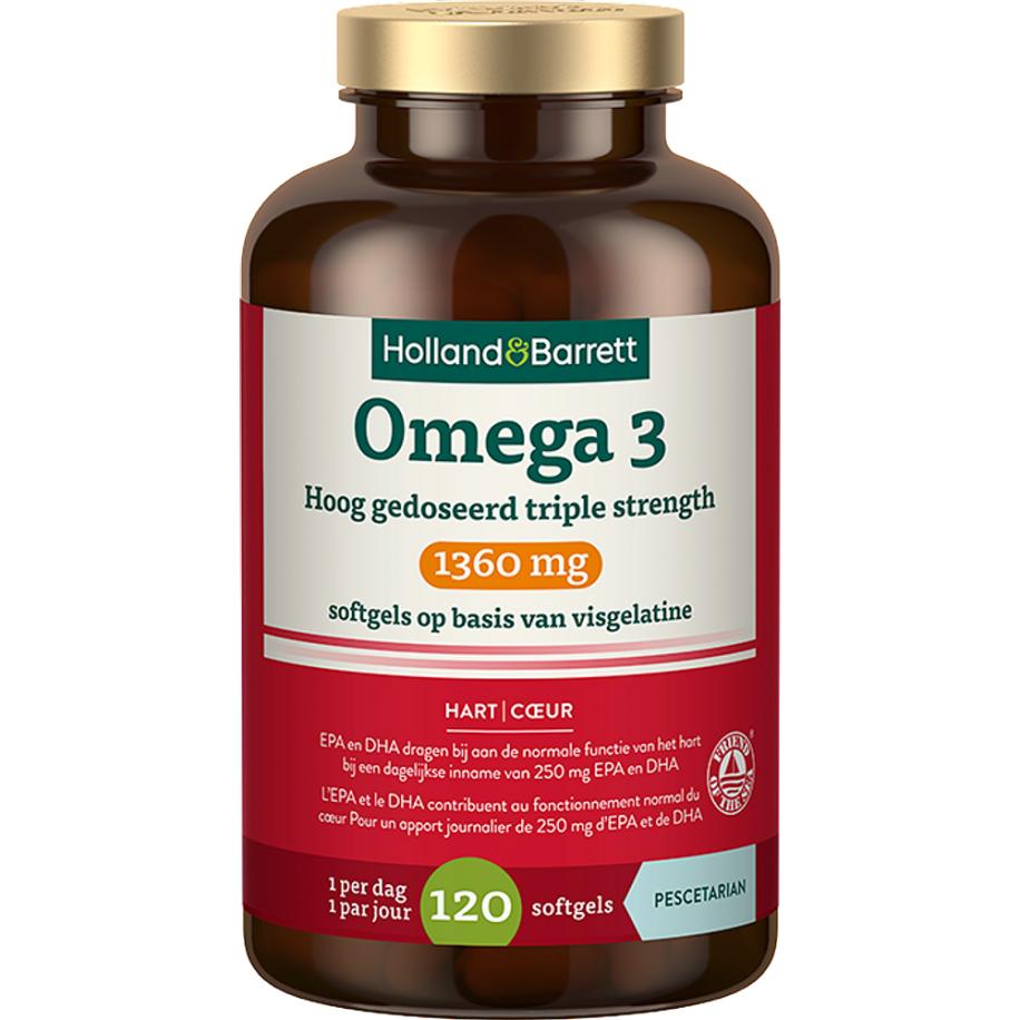 Holland & Barrett Omega 3 1360mg - 120 softgels