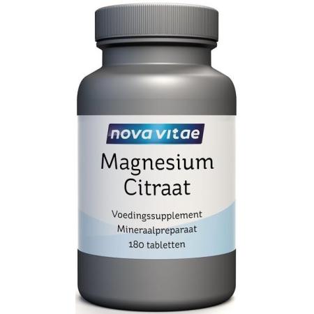 Nova Vitae Magnesium Citraat 200mg Tabletten 180st