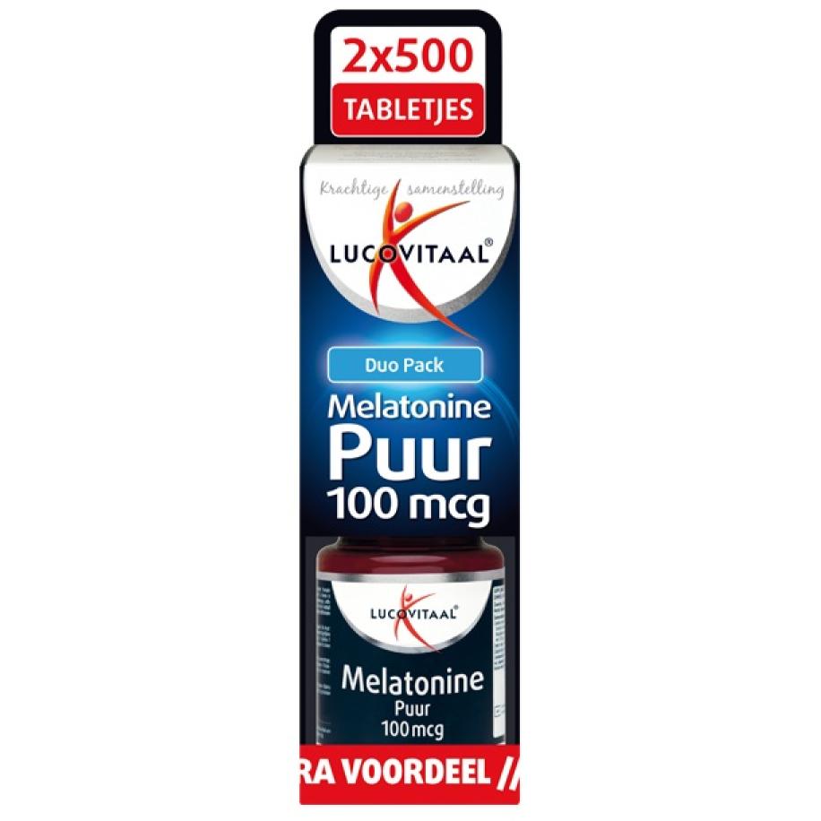 Lucovitaal Melatonine Puur 100mcg Duo Tabletten