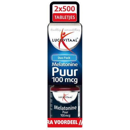 Lucovitaal Melatonine Puur 100mcg Duo Tabletten
