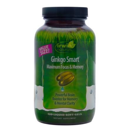 Irwin Naturals Ginkgo Smart softgels