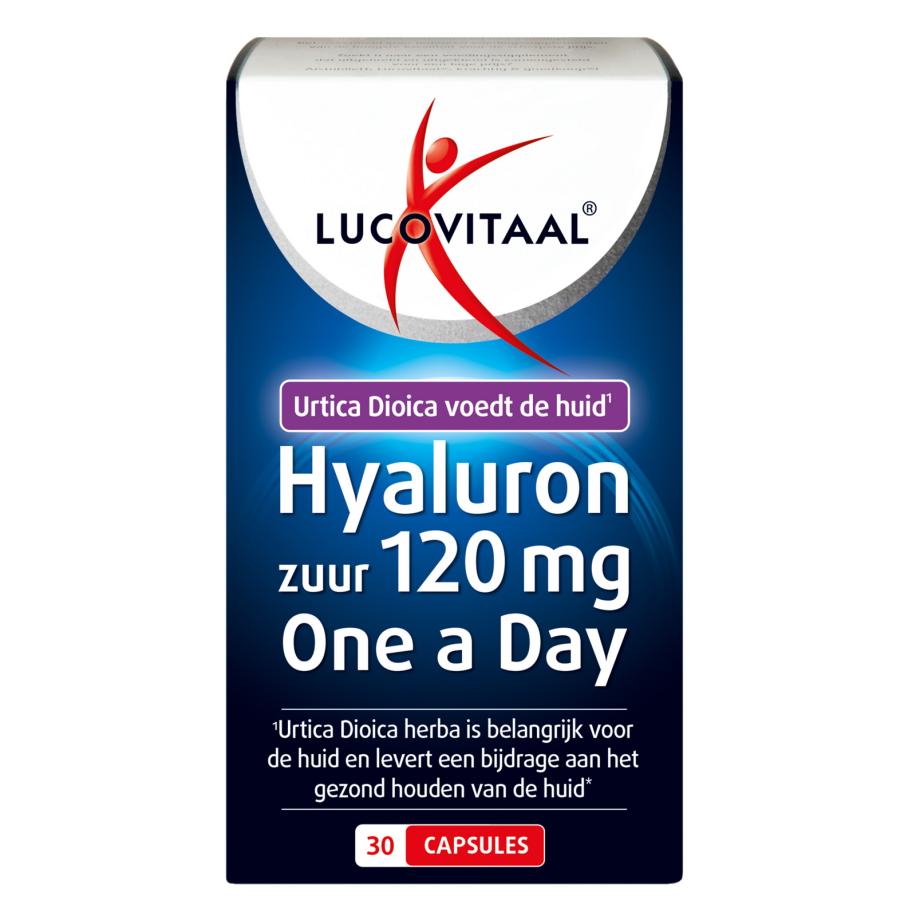 Lucovitaal Hyaluronzuur Droge Huid 120mg Capsules 30st