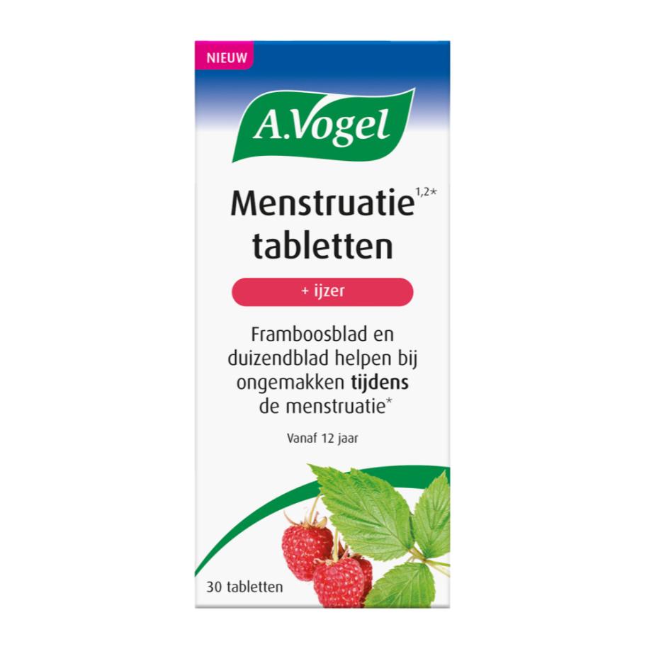 A.Vogel Menstruatie Tabletten + IJzer