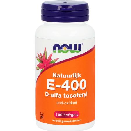 NOW E-400 D-Alpha Tocopherol Capsules