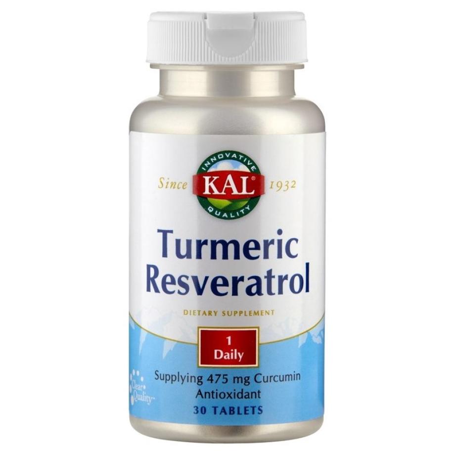 Kal Kurkuma & Resveratrol Tabletten