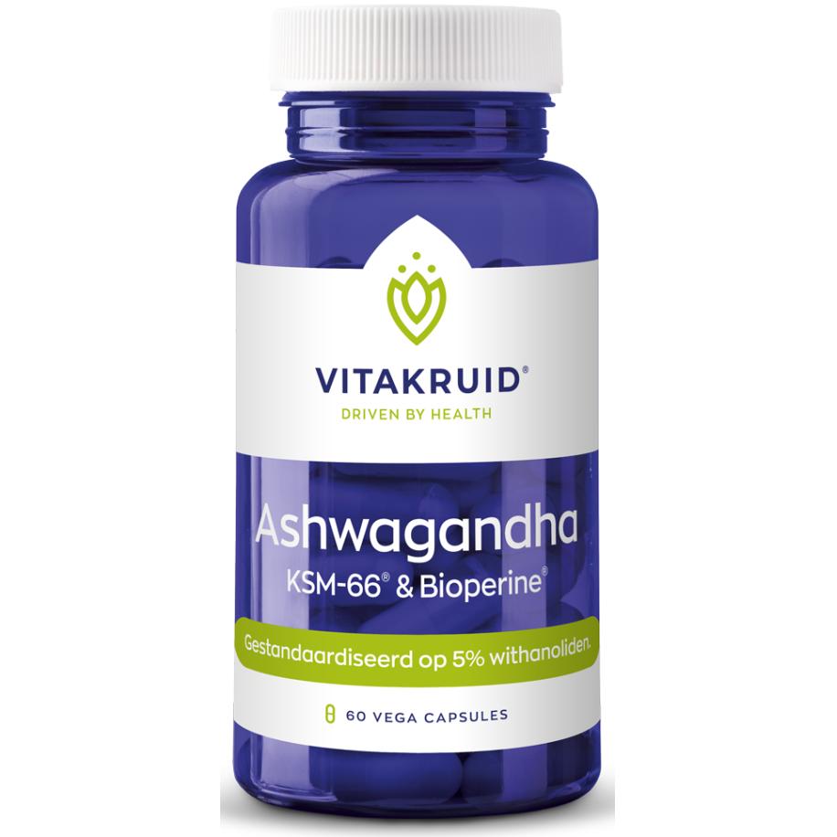 Vitakruid Ashwagandha 5% withanoliden KSM-66® & Bioperine® 60