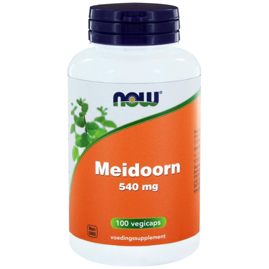 NOW Meidoorn 540 mg Capsules