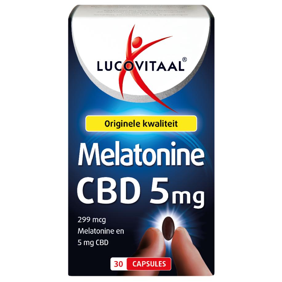 Lucovitaal Melatonine CBD 5 Mg Capsules