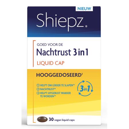 Shiepz Nachtrust 3 in 1 Hooggedoseerd Capsules