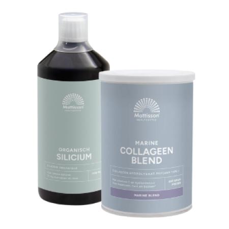 Mattisson HealthStyle Marine Collageen Blend en Organisch Silicium Combi Set