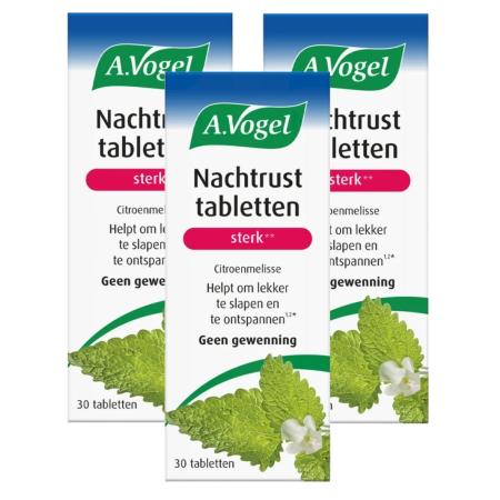 A.Vogel Citroenmelisse Nachtrust Tabletten Sterk Multiverpakking