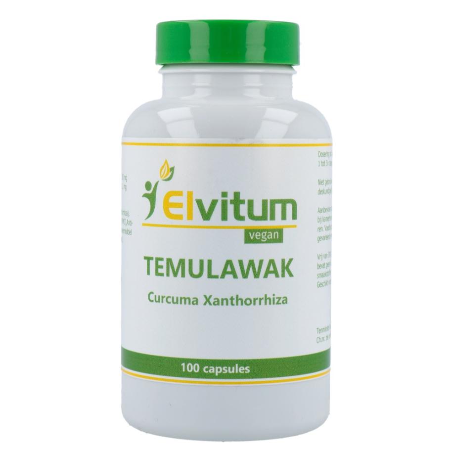 Elvitum Temulawak Curcuma Xanthorrhiza Capsules