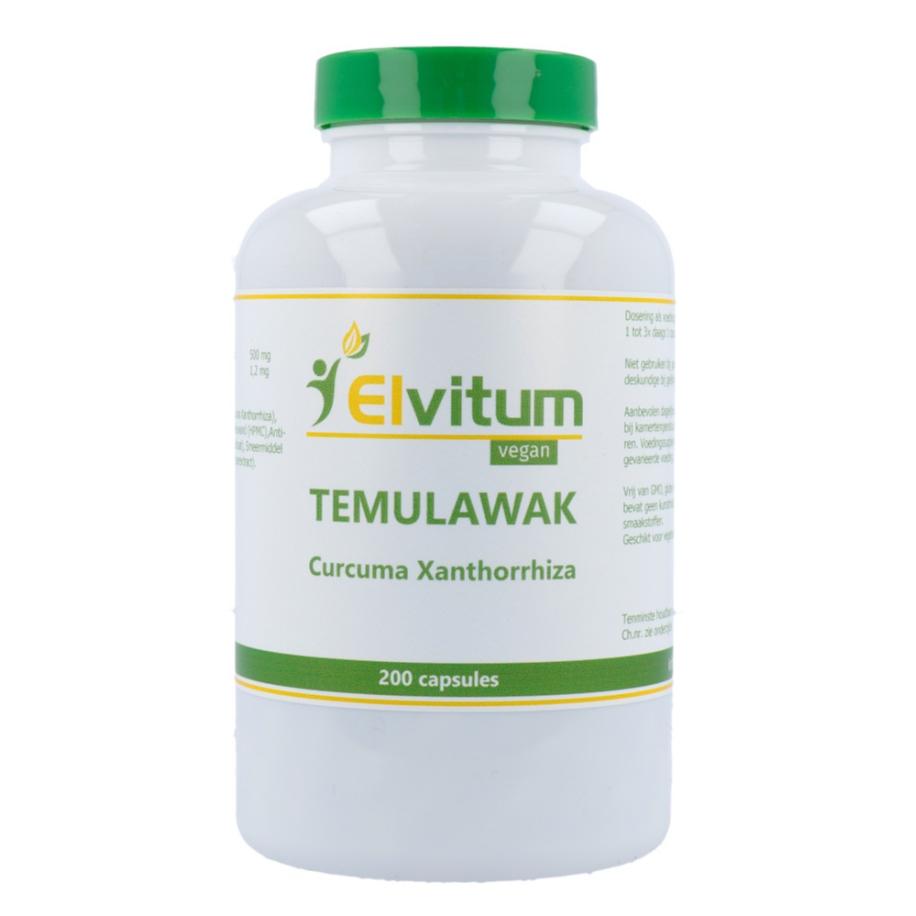 Elvitum Temulawak Curcuma Xanthorrhiza Capsules