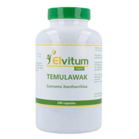 Elvitum Temulawak Curcuma Xanthorrhiza Capsules