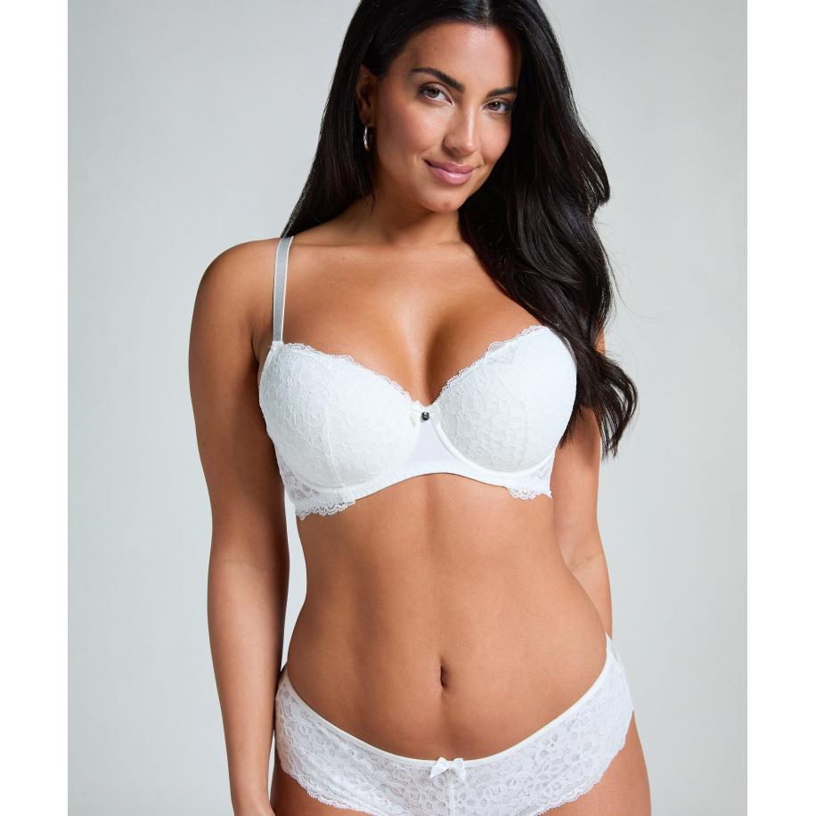 Hunkemöller Voorgevormde beugel bh Marine Wit Wit