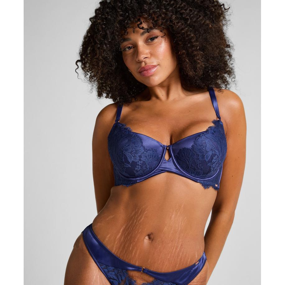 Hunkemöller Voorgevormde beugel bh Grace Blauw Blauw
