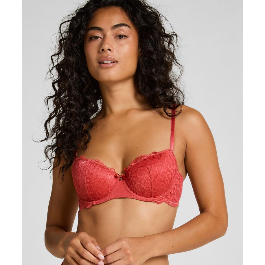 Hunkemöller Voorgevormde beugel bh Marine Rood Rood