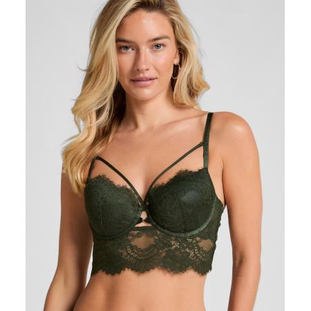 Hunkemöller Voorgevormde longline beugel bh Amara Groen
