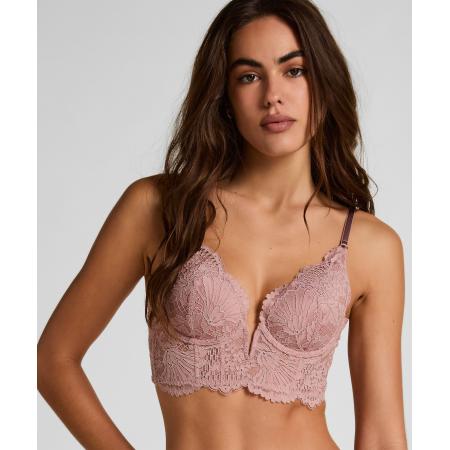 Hunkemöller Voorgevormde longline beugel bh Essie Paars