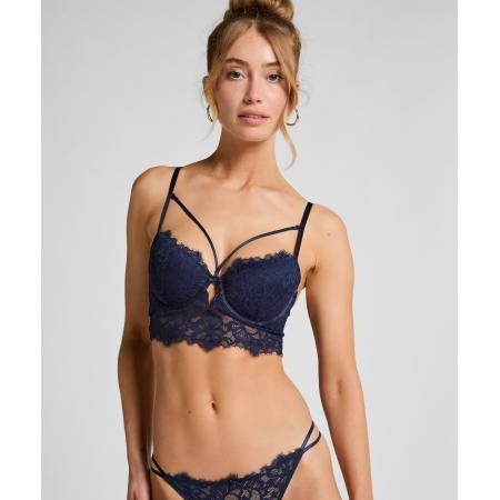 Hunkemöller Voorgevormde longline beugel bh Isabella Blauw