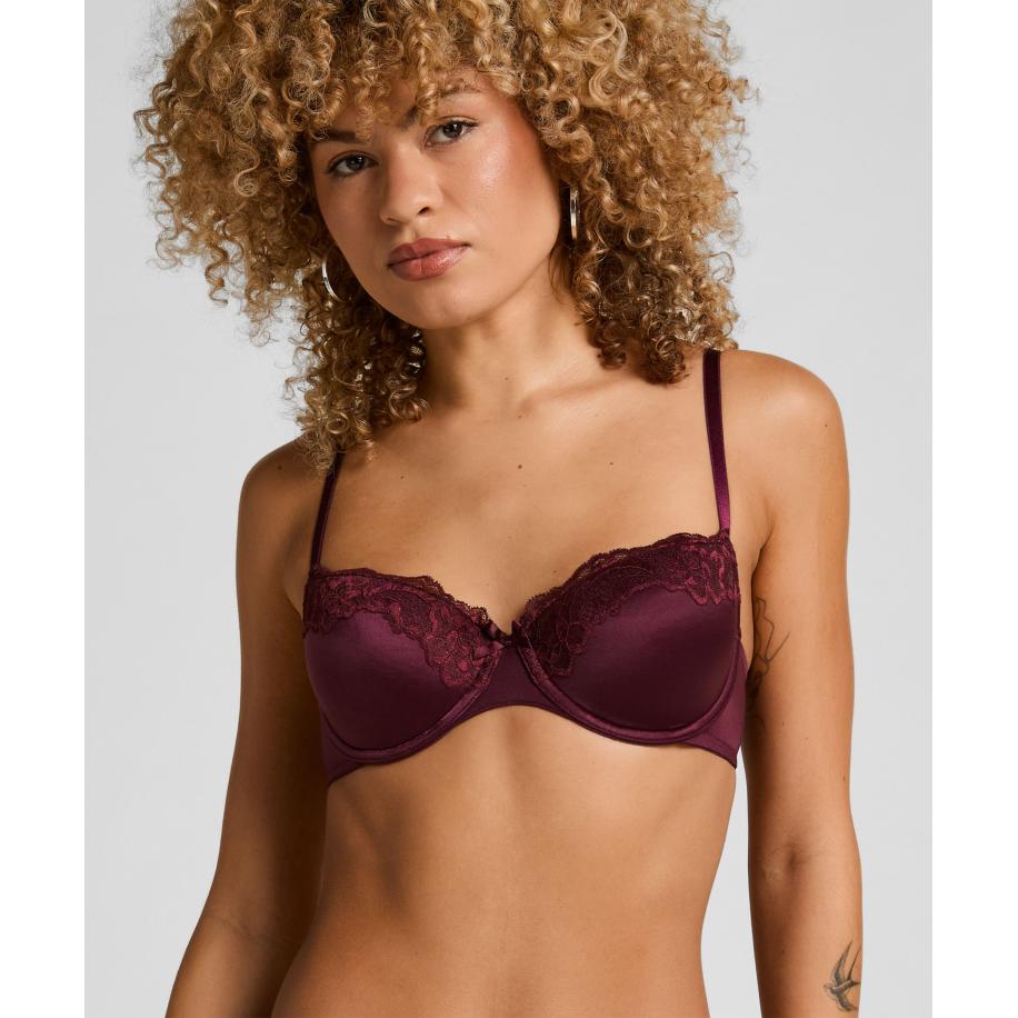Hunkemöller Voorgevormde beugel bh Lace & Shine Paars Paars